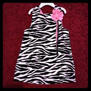 Toddler Zebra Print Dress